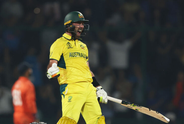 Maxwell's Record-Breaking Show at ICC World Cup in Delhi!