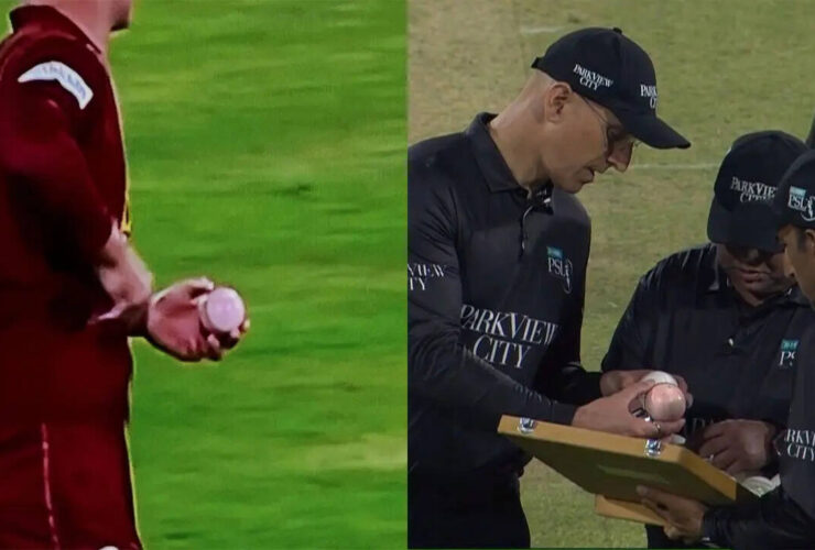 white-cricket-ball-turns-pink-in-bizarre-psl-2026-opener-at-gaddafi-stadium
