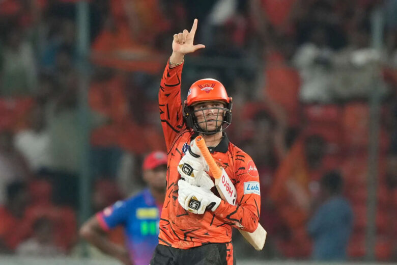 abhishek-sharma-smashes-unbeaten-135-as-srh-posts-242-against-delhi-capitals