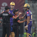 angkrish-raghuvanshi-dismissed-for-obstructing-the-field-as-kkr-struggles-deepen-against-lsg