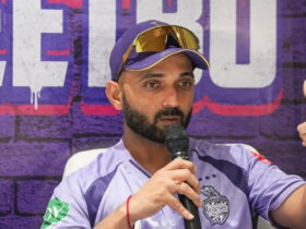 kkr-captain-ajinkya-rahane-fined-rs-12-lakh-for-slow-over-rate-following-defeat-to-csk