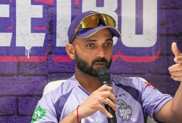 kkr-captain-ajinkya-rahane-fined-rs-12-lakh-for-slow-over-rate-following-defeat-to-csk