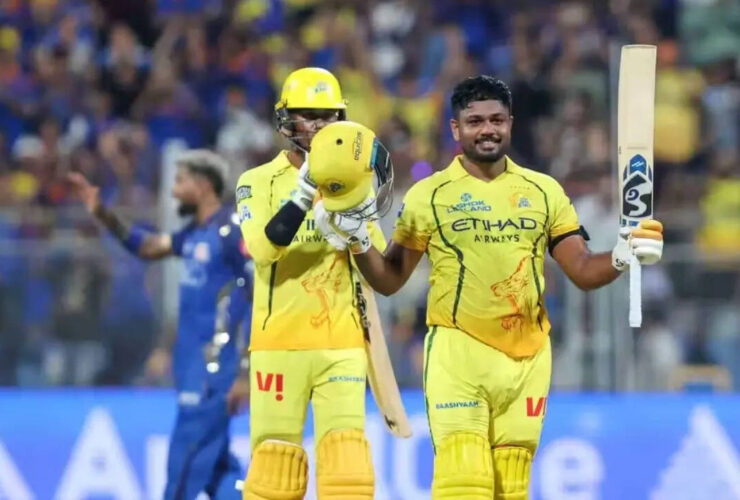 sanju-samson-smashes-unbeaten-century-as-csk-set-208-run-target-for-mi