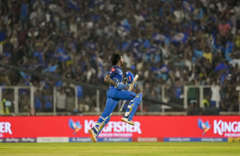 tilak-varmas-maiden-century-powers-mumbai-indians-to-99-run-victory-over-gujarat-titans