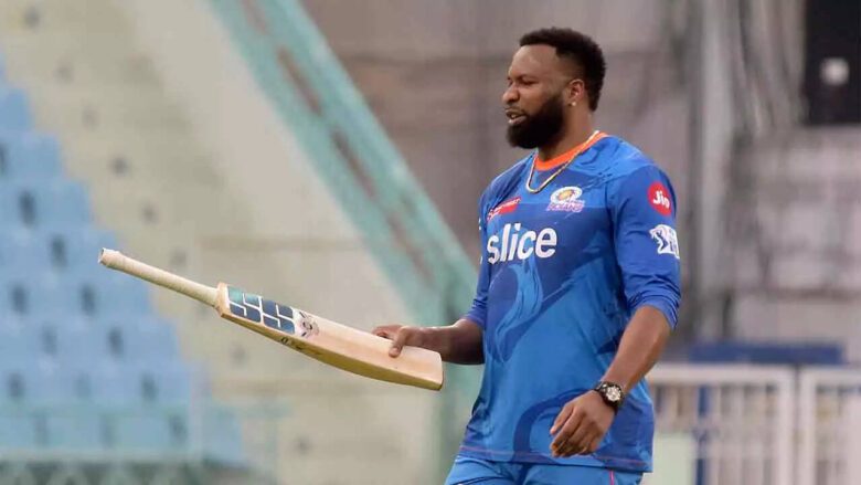 mumbai-indians-coach-kieron-pollard-fined-for-code-of-conduct-breach-during-win-over-punjab-kings