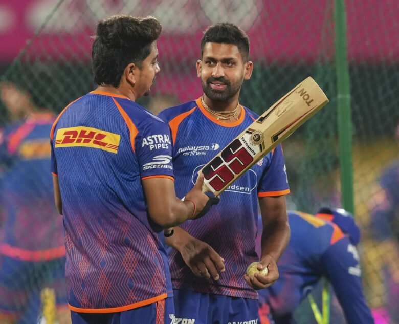 raghu-sharma-earns-maiden-ipl-cap-as-mumbai-indians-battle-chennai-super-kings-at-chepauk