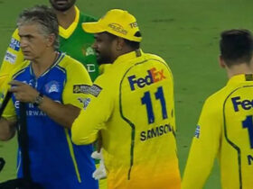 sanju-samson-sustains-finger-injury-early-in-must-win-csk-vs-gt-clash
