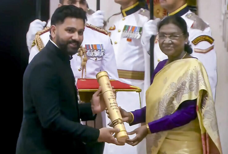 Rohit Sharma conferred Padma Shri for outstanding contribution to Indian cricket cricket news image