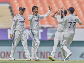 Manav Suthar stars on debut as India leave Afghanistan reeling in one-off Test cricket news image