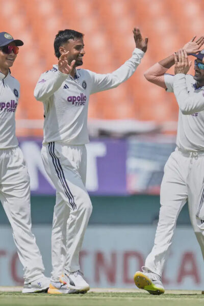 Manav Suthar stars on debut as India leave Afghanistan reeling in one-off Test cricket news image