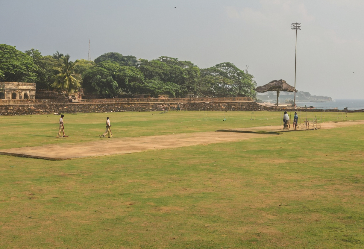 Galle pitch mowed and rolled after Gautam Gambhir visit cricket editorial visual 1