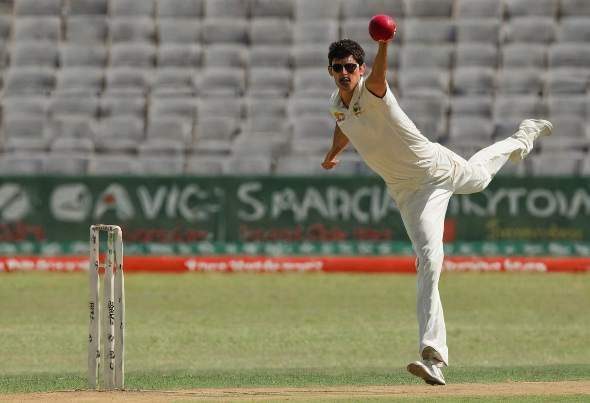 Mitchell Starc sets left-arm Test wickets record in Darwin cricket editorial visual 1