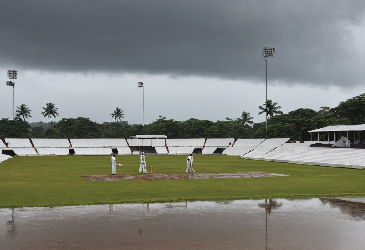 India reach 460/9 after Sri Lanka fight back in rain-hit Galle Test cricket editorial visual 1