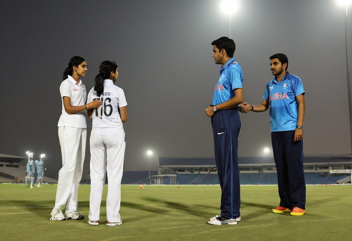 Harmanpreet Kaur, Fatima Sana skip handshake at Asia Cup toss cricket editorial visual 1