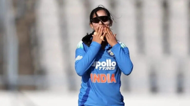 IND vs ZIM: Vaishnavi Sharma's fifer powers India to 3-0 series sweep cricket news image